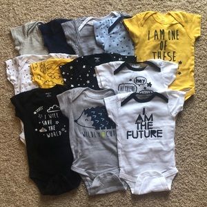 Gerber Baby Boy Onesies Bundle